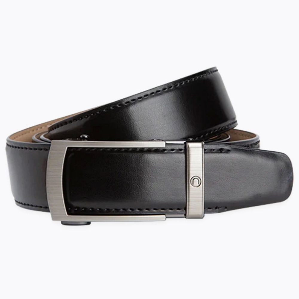 Nexbelt Vetica Black, 1 3/8" Strap, Dress Ratchet Belt